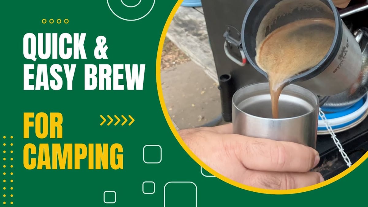 Brewing Adventure: Making Coffee with a Camping French Press