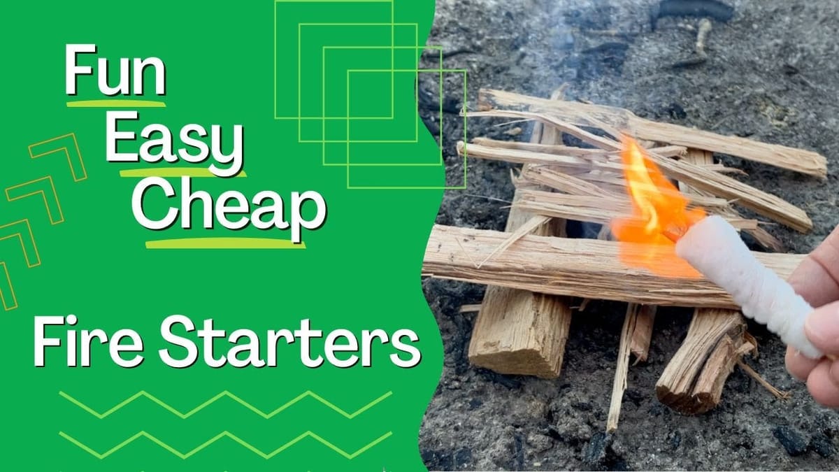 Campfire Crafting: DIY Fire Starters for Your Scout Troop